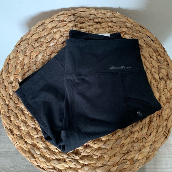 Eddie Bauer Motion NWT Running or Biking Spandex Shorts - Black - Picture 4 of 6